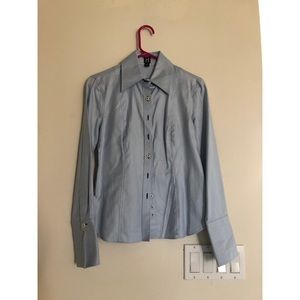 Blue long sleeve shirt